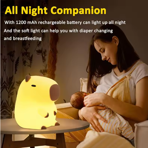 USB Rechargable Capybara Night Light