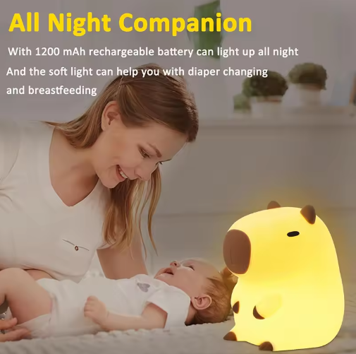 USB Rechargable Capybara Night Light